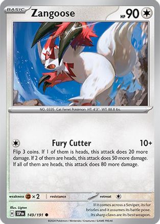 Zangoose (149) [SV08: Surging Sparks] Reverse Holofoil