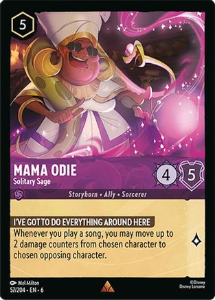 Mama Odie - Solitary Sage (57/204) [Azurite Sea] - Deck Out Gaming