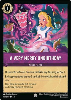 A Very Merry Unbirthday (60/204) [Azurite Sea] Cold Foil - Deck Out Gaming