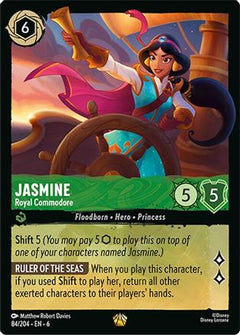 Jasmine - Royal Commodore (84/204) [Azurite Sea] Cold Foil - Deck Out Gaming