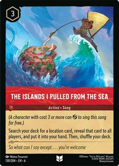The Islands I Pulled From The Sea (130/204) [Azurite Sea] Cold Foil - Deck Out Gaming