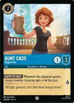Aunt Cass - Biggest Fan (138/204) [Azurite Sea] - Deck Out Gaming
