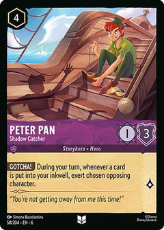 Peter Pan - Shadow Catcher (58/204) [Azurite Sea] Cold Foil - Deck Out Gaming