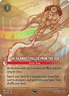 The Islands I Pulled From The Sea (Enchanted) (216/204) [Azurite Sea] Holofoil - Deck Out Gaming