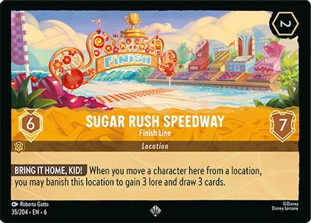 Sugar Rush Speedway - Finish Line (35/204) [Azurite Sea] Cold Foil - Deck Out Gaming