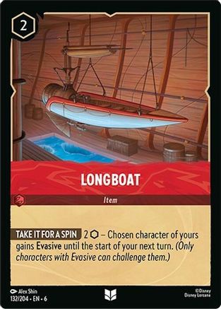 Longboat (132/204) [Azurite Sea] - Deck Out Gaming