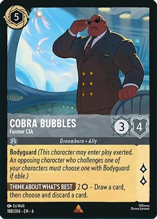 Cobra Bubbles - Former CIA (188/204) [Azurite Sea] - Deck Out Gaming