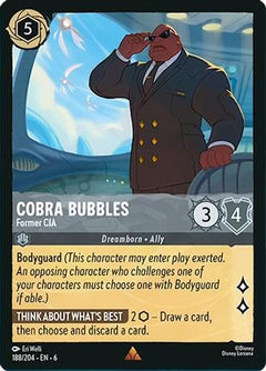 Cobra Bubbles - Former CIA (188/204) [Azurite Sea] Cold Foil - Deck Out Gaming