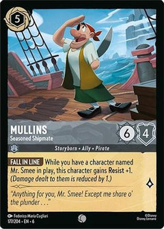 Mullins - Seasoned Shipmate (177/204) [Azurite Sea] Cold Foil - Deck Out Gaming