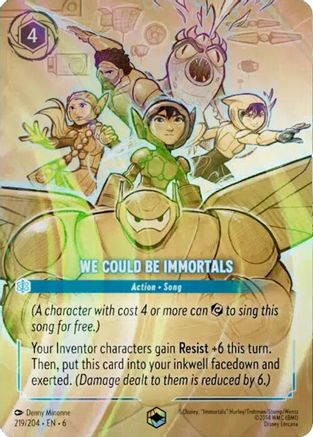 We Could Be Immortals (Enchanted) (219/204) [Azurite Sea] Holofoil - Deck Out Gaming