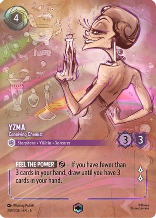 Yzma - Conniving Chemist (Enchanted) (209/204) [Azurite Sea] Holofoil - Deck Out Gaming