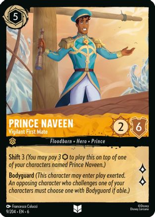 Prince Naveen - Vigilant First Mate (9/204) [Azurite Sea] Cold Foil - Deck Out Gaming