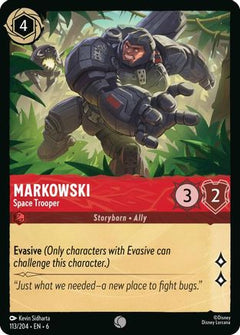 Markowski - Space Trooper (113/204) [Azurite Sea] Cold Foil - Deck Out Gaming