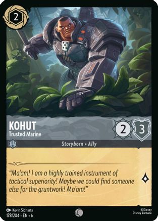Kohut - Trusted Marine (178/204) [Azurite Sea] Cold Foil - Deck Out Gaming