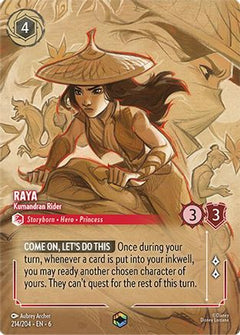 Raya - Kumandran Rider (Enchanted) (214/204) [Azurite Sea] Holofoil - Deck Out Gaming