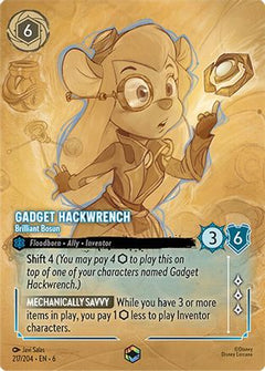 Gadget Hackwrench - Brilliant Bosun (Enchanted) (217/204) [Azurite Sea] Holofoil - Deck Out Gaming