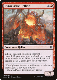 Pyroclastic Hellion (152) [Zendikar Rising] - Deck Out Gaming