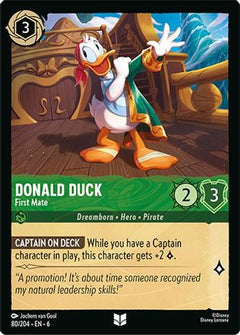 Donald Duck - First Mate (80/204) [Azurite Sea] - Deck Out Gaming
