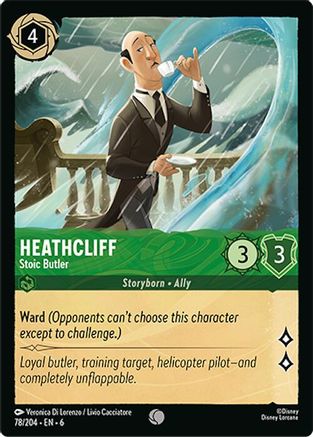 Heathcliff - Stoic Butler (78/204) [Azurite Sea] - Deck Out Gaming