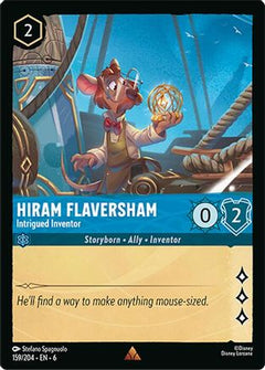 Hiram Flaversham - Intrigued Inventor (159/204) [Azurite Sea] - Deck Out Gaming