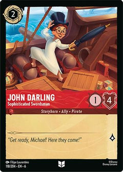 John Darling - Sophisticated Swordsman (118/204) [Azurite Sea] Cold Foil - Deck Out Gaming