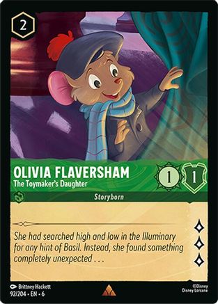 Olivia Flaversham - The Toymaker's Daughter (92/204) [Azurite Sea] - Deck Out Gaming