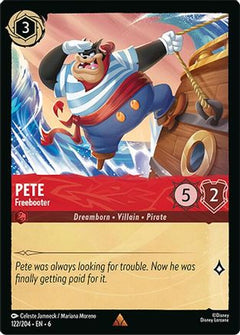 Pete - Freebooter (122/204) [Azurite Sea] Cold Foil - Deck Out Gaming