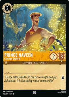Prince Naveen - Carefree Explorer (10/204) [Azurite Sea] - Deck Out Gaming