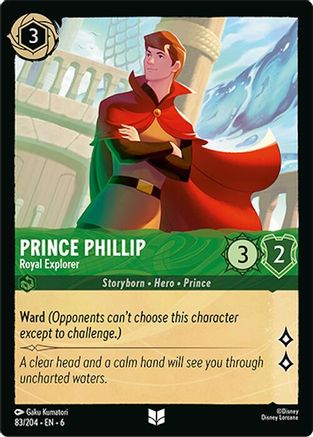 Prince Phillip - Royal Explorer (83/204) [Azurite Sea] Cold Foil - Deck Out Gaming
