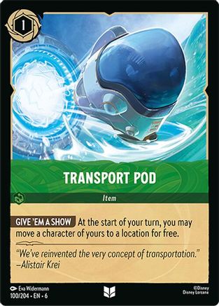 Transport Pod (100/204) [Azurite Sea] - Deck Out Gaming