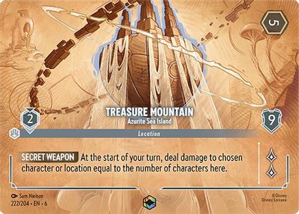 Treasure Mountain - Azurite Sea Island (Enchanted) (222/204) [Azurite Sea] Holofoil - Deck Out Gaming