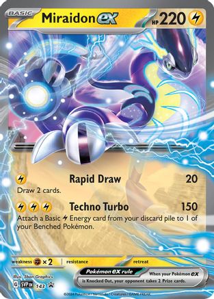 Miraidon ex - 143 (143) [SV: Scarlet & Violet Promo Cards] Holofoil - Deck Out Gaming