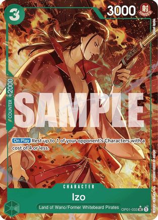 Izo (OP01-033) (Alternate Art) (OP01-033) [Premium Booster -The Best-] Foil - Deck Out Gaming