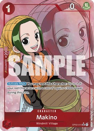 Makino (Full Art) (OP02-015) [Premium Booster -The Best-] Foil - Deck Out Gaming