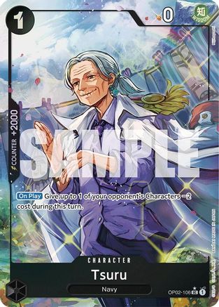 Tsuru (Full Art) (OP02-106) [Premium Booster -The Best-] Foil - Deck Out Gaming