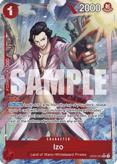 Izo (OP03-003) (Full Art) (OP03-003) [Premium Booster -The Best-] Foil - Deck Out Gaming