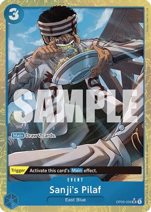 Sanji's Pilaf (Alternate Art) (OP03-056) [Premium Booster -The Best-] Foil - Deck Out Gaming
