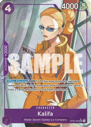 Kalifa (Full Art) (OP03-060) [Premium Booster -The Best-] Foil - Deck Out Gaming