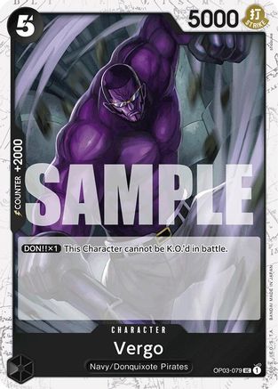Vergo (Jolly Roger Foil) (OP03-079) [Premium Booster -The Best-] Foil - Deck Out Gaming