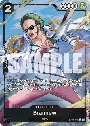 Brannew (Alternate Art) (OP03-089) [Premium Booster -The Best-] Foil - Deck Out Gaming