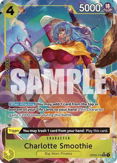 Charlotte Smoothie (Full Art) (OP03-110) [Premium Booster -The Best-] Foil - Deck Out Gaming