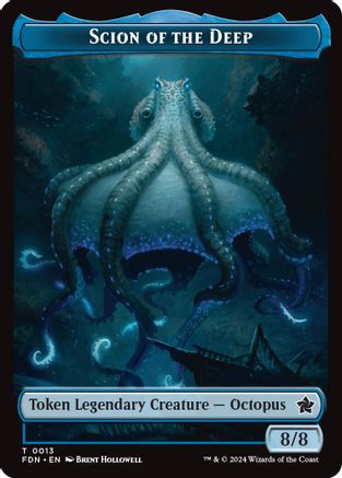 Scion of the Deep // Koma's Coil Doubled-Sided Token (13) [Foundations] - Deck Out Gaming