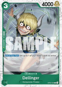 Dellinger (Jolly Roger Foil) (OP04-029) [Premium Booster -The Best-] Foil - Deck Out Gaming