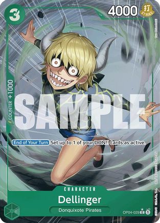 Dellinger (Full Art) (OP04-029) [Premium Booster -The Best-] Foil - Deck Out Gaming