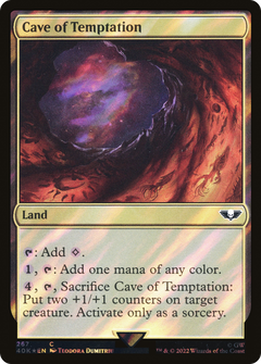 Cave of Temptation (Surge Foil) (267) [Warhammer 40,000 Commander] foil - Deck Out Gaming