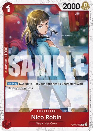 Nico Robin (Jolly Roger Foil) (OP05-010) [Premium Booster -The Best-] Foil - Deck Out Gaming