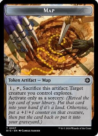 Map // Plot Double-Sided Token (7) [Outlaws of Thunder Junction: The Big Score] - Deck Out Gaming