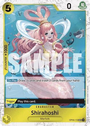Shirahoshi (OP03-116) (Jolly Roger Foil) (OP03-116) [Premium Booster -The Best-] Foil - Deck Out Gaming