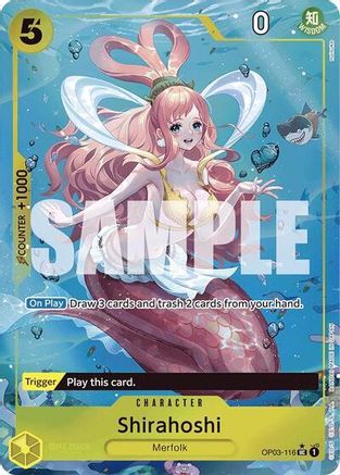 Shirahoshi (OP03-116) (Full Art) (OP03-116) [Premium Booster -The Best-] Foil - Deck Out Gaming