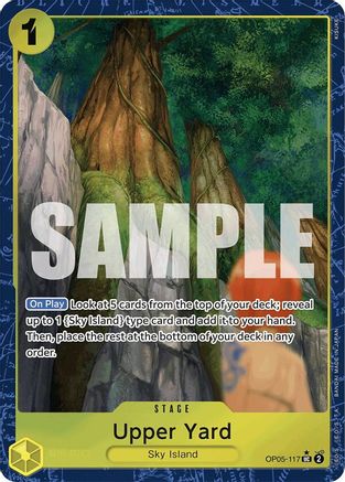 Upper Yard (Alternate Art) (OP05-117) [Premium Booster -The Best-] Foil - Deck Out Gaming
